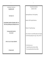 Giải pháp phát triển nuôi trồng thủy sản nước ngọt trên địa bàn tỉnh Quảng Nam