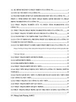 Báo cáo tổng hợp tại công ty cổ phần tư vấn giáo dục việt nam 