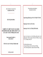 Nghiên cứu chiết tách và xác định thành phần hóa học trong lá cây lược vàng ở tỉnh Quảng Nam