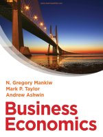 Business economics 1st mankiw taylor and ashwin