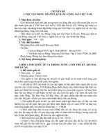 BÀI GIẢNG LỊCH sử ĐẢNG   CHUYÊN đề CUỘC vận ĐỘNG THÀNH lập ĐẢNG CỘNG sản VIỆT NAM