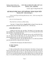 KÊ HOẠCH PHỤ ĐAO HỌC SINH YẾU CHKI 15-16 du