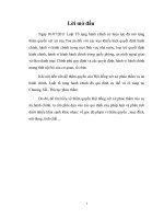 ĐỀ TÀI: PHÂN TÍCH THỦ TỤC XÉT XỬ PHÚC THẨM VỤ ÁN HÀNH CHÍNH