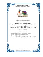 Sáng kiến kinh nghiệm Một số biện pháp quản lí nhằm nâng cao chất lượng chuyên môn giáo viên tiểu học thuộc phòng Giáo dục và Đào tạo thị xã Lai Châu