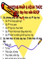 Phương Pháp & Hình Thức Tổ Chức Dạy Học Môn GDQP