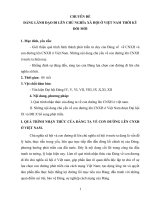 BÀI GIẢNG LỊCH sử ĐẢNG   CHUYÊN đề ĐẢNG LÃNH đạo đi lên CHỦ NGHĨA xã hội ở VIỆT NAM THỜI kỳ đổi mới