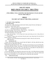 Thuyết minh Biện pháp tổ chức thi công công trình Nâng cấp đường nội thị thị trấn Tân Kỳ, huyện Tân Kỳ, tỉnh Nghệ An