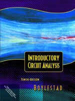 Ebook Introductory circuit analysis (10th edition) Part 1