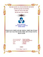 Thiết kế thiết bị cô đặc liên tục 2 nồi bằng NaOH