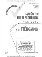 Bộ đề thi trắc nghiệm Tiếng Anh THPT hay