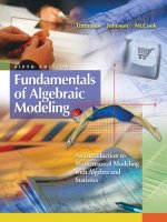 Ebook Fundamentals of algebraic modeling (5th edition) Part 1