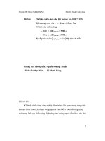 Thiết kế chiếu sáng cho hội trường của Đại học Công nghiệp Hà Nộ