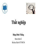 Bài giảng THẤT NGHIỆP