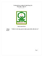 Thiết kế và thi công mạch đo điện áp một chiều, hiển thị Led 7 thanh