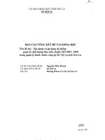 Xây dựng và áp dụng hệ thống quản lý chất lượng theo tiêu chuẩn iso 9001_2000 trong quản lý hành chính công tại sở nội vụ tỉnh Sơn La