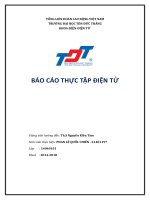 Báo cáo thực tập điện tử  phan lê quốc chiến