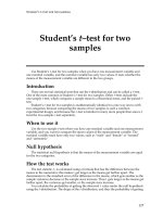 Ebook Handbook of biolological statistics (3rd edition) Part 2