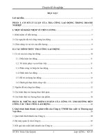 Hoàn thiện công tác trả công lao động tại công ty TNHH sản xuất và thương mại vạn hoa