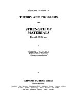 Ebook Theory and problems of strength of materials (4th edition) Part 1