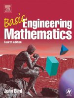 Ebook Basic engineering mathematics (4th edition) Part 1