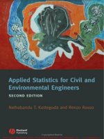 Applied statistics for civil and environmental engineers, 2nd edition