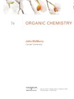 Ebook Organic chemistry (7th edition) Part 1  John McMurry