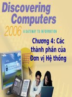 Các thành phần của Đơn vị Hệ thống