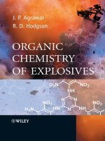 Ebook Organic chemistry of explosives Part 1