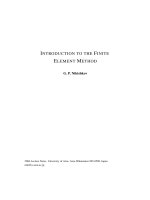 Lecture Introduction to the finite element method