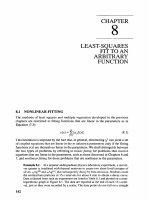 Ebook Data reduction and error analysis for the physical sciences (3rd edition) Part 2