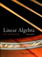Otto bretscher linear algebra with applications  4th edition 