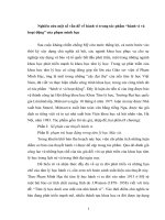 TÀI LIỆU THAM KHẢO tâm lý học   NGHIÊN cứu một số vấn đề về HÀNH VI TRONG tác PHẨM HÀNH VI và HOẠT ĐỘNG của PHẠM MINH hạc