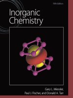 Ebook Inorganic chemistry (5th edition) Part 1
