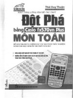 đột phá bằng casio fx570vn plus môn toán