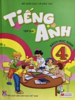 SÁCH TIẾNG ANH LỚP BỐN TẬP 2 (CHƯƠNG TRÌNH THÍ ĐIỂM)