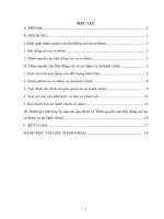 Đề tài: “Thẩm quyền của Hội đồng xét xử sơ thẩm vụ án hành chính theo Luật tố tụng hành chính năm 2010 và đánh giá tính hợp lý của các quy định này”.