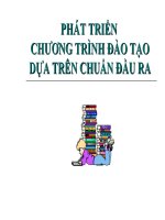 Phát Triển Chương Trình Đào Tạo Dựa Trên Chuẩn Đầu Ra