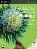 Ebook Cambridge international AS and A level  Biology coursebook Part 1