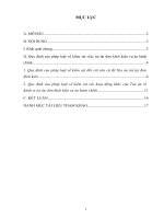 đề tài: “Quy định của pháp luật về kiểm sát trả lại đơn khởi kiện vụ án hành chính”