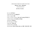 Sáng kiến kinh nghiệm Vận dụng phương pháp cộng vận tốc để giải một số bài toán cực trị trong chương trình vật lí lớp 10 tại trường THPT Ba Vì