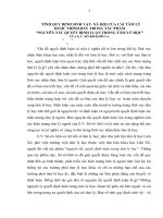 TÍNH QUY ĐỊNH SINH vật   xã hội của cái tâm lý được TRÌNH bày TRONG tác PHẨM NGUYÊN tắc QUYẾT ĐỊNH LUẬN TRONG tâm lý học của e v  sô   rô   KHÔ   VA