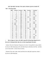 BAI TAP MON TIN HỌC QUẢN LÍ(THẦY HẢI)