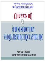 Chuyên Đề Áp Dụng Sơ Đồ Tư Duy Vào Quá Trình Dạy Học Cấp Tiểu Học