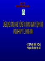Ứng Dụng Công Nghệ Thông Tin Trong Quản Lý Bệnh Viện Và Giải Pháp Y Tế Thông Minh