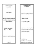 Hoàn thiện chính sách marketing tại ngân hàng thương mại cổ phần công thương chi nhánh Kon Tum