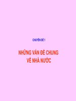 BÀI GIẢNG điện tử NHÀ nước PHÁP LUẬT   CHUYÊN đề NHỮNG vấn đề CHUNG về NHÀ nước