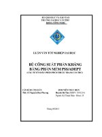 Luận văn tốt nghiệp đại học Bù công suất phản kháng bằng phần mềm PSSADEPT (1) - Copy