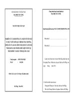 Nghiên cứu ảnh hưởng của nhân tố nền đáy và mực nước đến quá trình tăng trưởng, sinh sản của ba ba trơn (Pelodiscus sinensis Wiegmann, 1835) trong điều kiện nuôi tại thành phố Tam Kỳ - tỉnh Quảng Nam