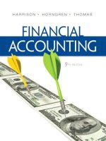Financial accounting by harrison and horngren