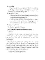 Đề tài Nghiên cứu đặc điểm sinh vật học và đề xuất những kĩ thuật ban đầu để gây trồng loài Hoàng Liên ô rô (Mahonia nepanensis DC ) tại khu bảo tồn thiên nhiên Hoàng Liên